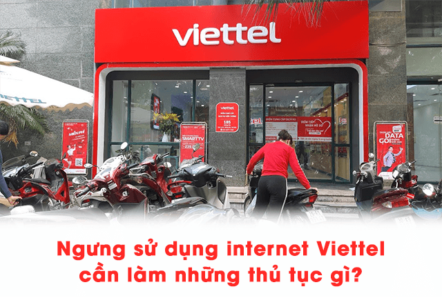ngưng sử dụng internet Viettel